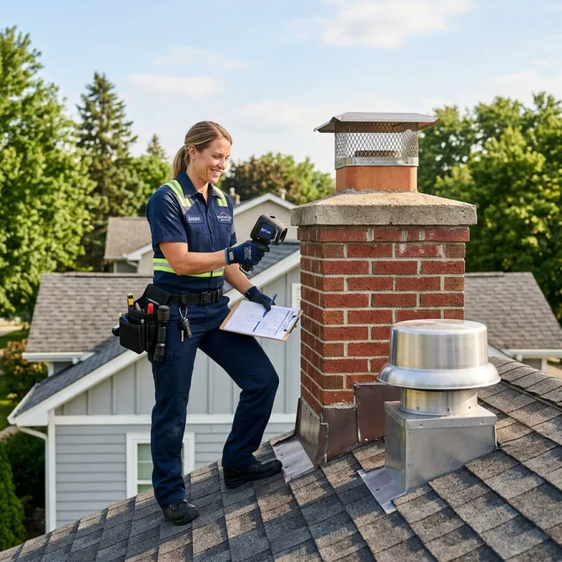 Technician removing a deceased bird from an indoor space in Gardenvale